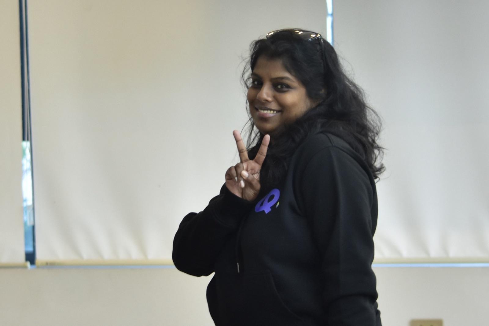 A member of the Reena team at a company offsite